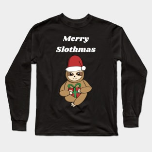 Holiday Slothmas Long Sleeve T-Shirt